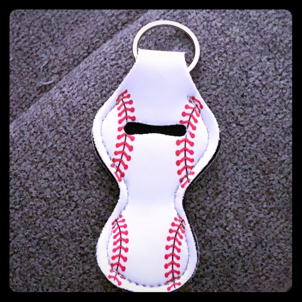 Baseball chapstick holder new